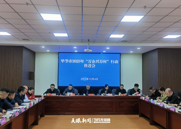 天津炒股配资开户 毕节市召开2025年“万企兴万村”行动推进会